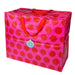 XXL Jumbo Bag Pink Rot Spotlight 55cm Recycelt Aufbewahrungstasche Einkaufstasche