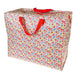 XXL Jumbo Bag Tilde bunte Blumen 55cm Recycelt Aufbewahrungstasche Einkaufstasche