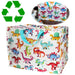 XXL Jumbo Bag Baby Dinos Dinosaurier 55cm Recyclet Aufbewahrungstasche Einkaufstasche