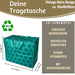 KI-generiertes Bild,XXL Jumbo Bag Blau Türkis Spotlight 55cm Aufbewahrungstasche Einkaufstasche