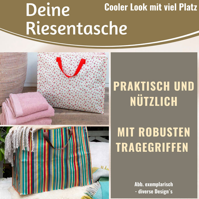 KI-generiertes Bild,XXL Jumbo Bag 55cm Aufbewahrungstasche Einkaufstasche