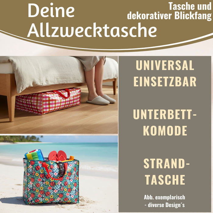 KI-generiertes Bild,XXL Jumbo Bag 55cm Aufbewahrungstasche Einkaufstasche