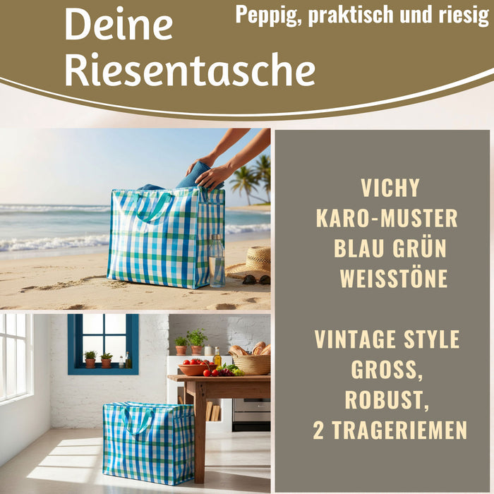 KI-generiertes Bild,XXL Jumbo Bag 55cm Aufbewahrungstasche Einkaufstasche