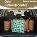 KI-generiertes Bild,Shopper Einkaufstasche Daisy Blau Grün faltbar Strandtasche Tragetasche