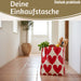 KI-generiertes Bild,Shopper Einkaufstasche Herzen Rot Weiß faltbar Strandtasche Tragetasche