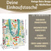 KI-generiertes Bild,Shopper Einkaufstasche Wild Flowers faltbar Strandtasche Tragetasche