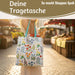 KI-generiertes Bild,Shopper Einkaufstasche Wild Flowers faltbar Strandtasche Tragetasche