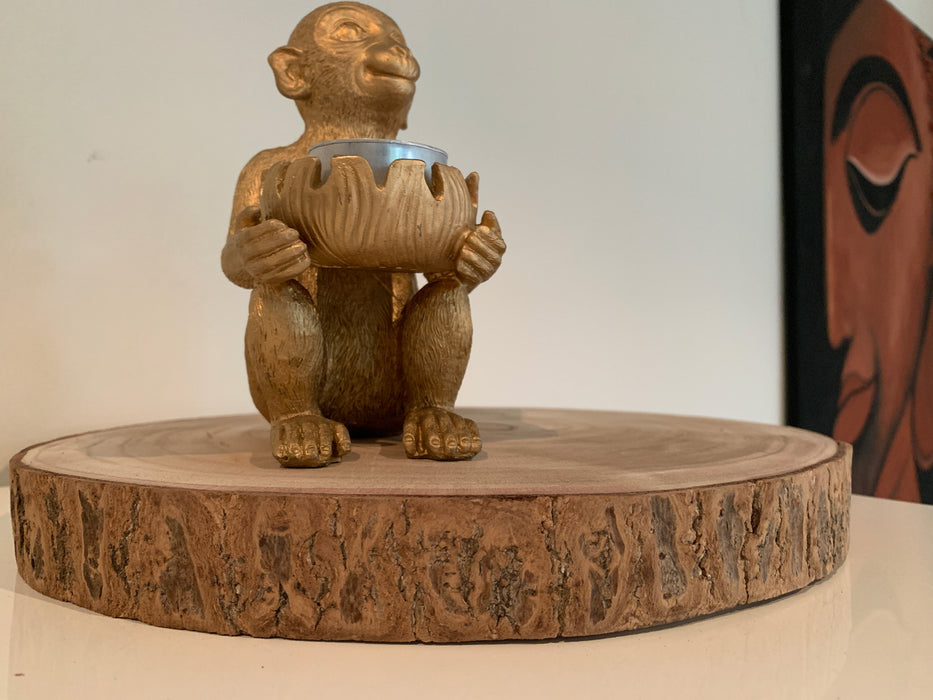 KI-generiertes Bild,XL Rindenbrett Baumscheibe Rund Holz Ø 28-34cm Astscheibe Rindenscheibe