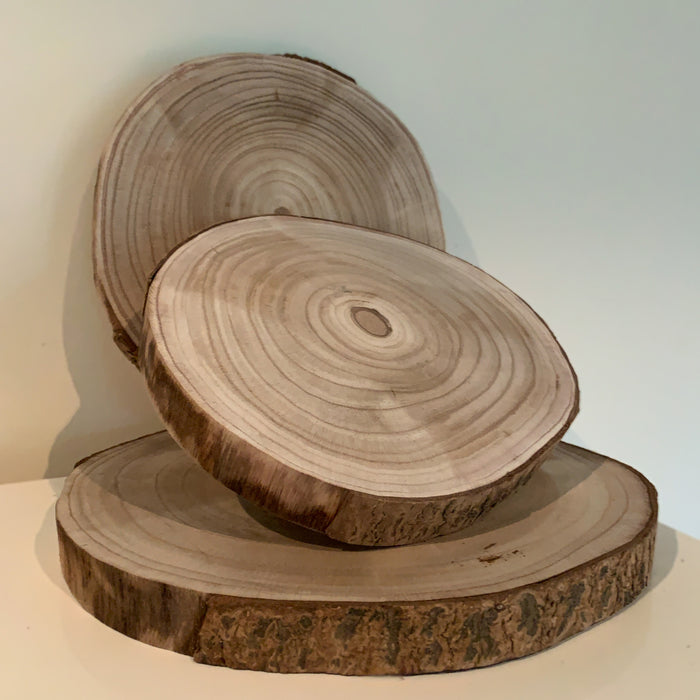 KI-generiertes Bild,Rindenbrett Baumscheibe Rund Holz Ø 18-25cm Astscheibe Rindenscheibe