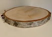Rindenbrett Baumscheibe Birke Rund Holz Ø 22-26cm Astscheibe Rindenscheibe