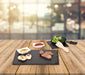 Schieferplatte 30x20cm Servierplatte Schieferteller Tischset Sushi Deko