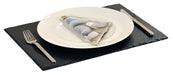 Schieferplatte 30x20cm Servierplatte Schieferteller Tischset Sushi Deko
