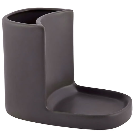 Design Spülbecken Organizer Grau Braun Waschbecken Schwammhalter Schwammablage