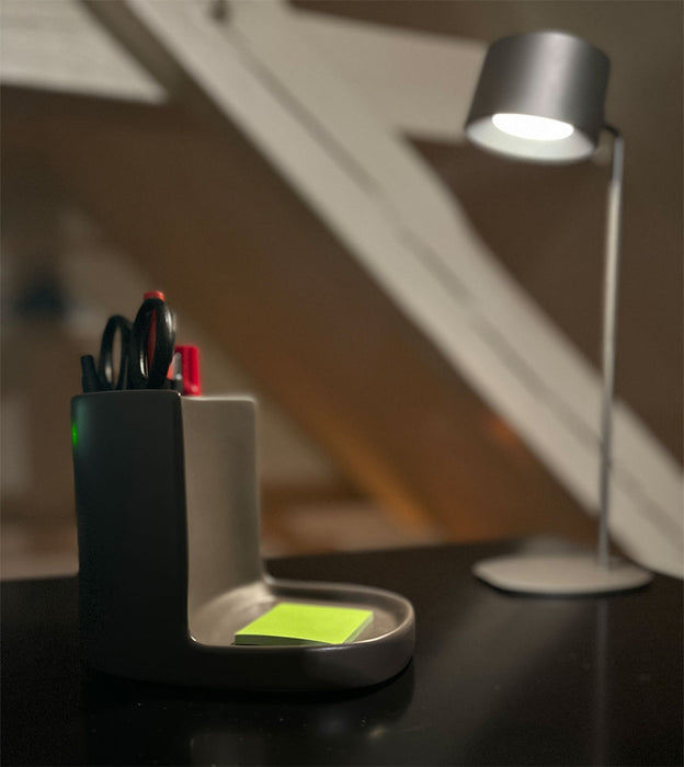 Design Spülbecken Organizer Grau Braun Waschbecken Schwammhalter Schwammablage