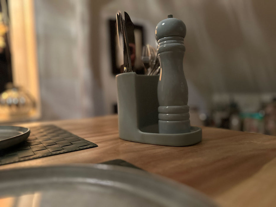 Design Spülbecken Organizer Leaf Grün Waschbecken Schwammhalter Schwammablage