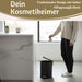 KI-generiertes Bild,Tretmülleimer Papierkorb 3L Schwarz Soft Close Rund Kosmetikeimer Fußpedal Mülleimer