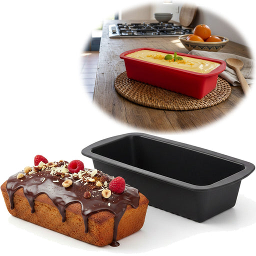KI-generiertes Bild Silikon Königskuchenform 25cm Backform Kuchenform Kastenform Brotbackform