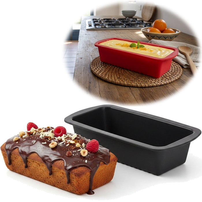 KI-generiertes Bild Silikon Königskuchenform 25cm Backform Kuchenform Kastenform Brotbackform
