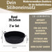 KI-generiertes Bild,Silikonform Rund 20cm Backform 2´er Set Einsatz für Airfryer Heißluftfritteuse Zubehör