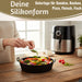 KI-generiertes Bild,Silikonform Rund 20cm Backform 2´er Set Einsatz für Airfryer Heißluftfritteuse Zubehör