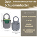 Silikon Schwammhalter 2´er Set Wasserhahn Halterung für Küchenspüle Waschbecken