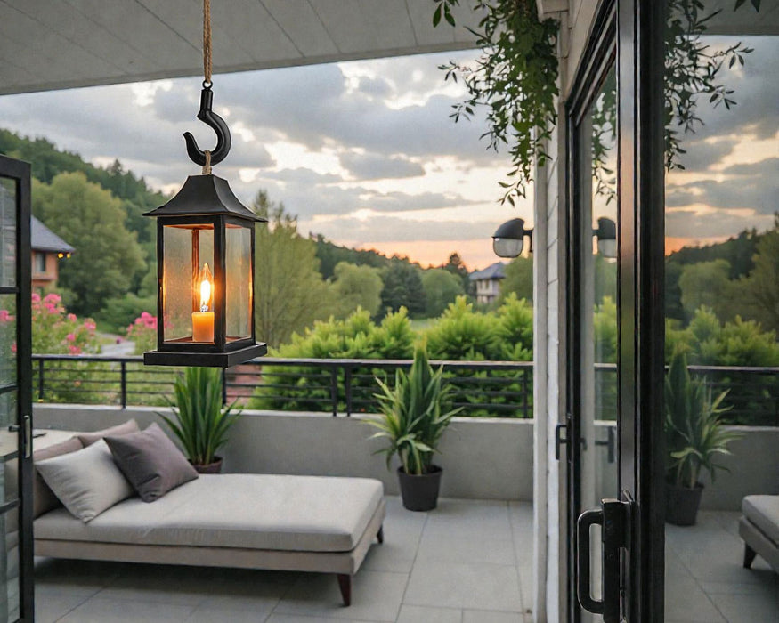 Loft Deckenhaken Gusseisen 16x10cm Sisal Kordel 100cm für Blumentöpfe Blumenampel