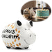 Keramik Sparschwein Spruch Luxus Schwein Weiß Gold Spardose Sparbüchse