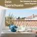 Keramik Sparschwein Spruch Hai-Raten Hochzeit Weiß Gold Spardose Sparbüchse