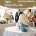 Keramik Sparschwein Spruch Hai-Raten Hochzeit Weiß Gold Spardose Sparbüchse