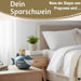 Keramik Sparschwein Spruch Hai-Raten Hochzeit Weiß Gold Spardose Sparbüchse