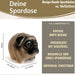 Keramik Hunde Spardose Mops 13cm Sparbüchse Sparschwein abschließbar Geschenk