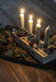 IB Laursen Metall Stabkerzenhalter Shabby Grau 8cm Spieß Kerzenständer Kerzenstecker