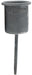 KI-generiertes Bild,IB Laursen Metall Stabkerzenhalter Shabby Grau 8cm Spieß Kerzenständer Kerzenstecker