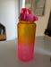 XXL Wasserflasche 2000ml Pink Sportflasche Trinkflasche Klappdeckel auslaufsicher