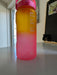 XXL Wasserflasche 2000ml Pink Sportflasche Trinkflasche Klappdeckel auslaufsicher