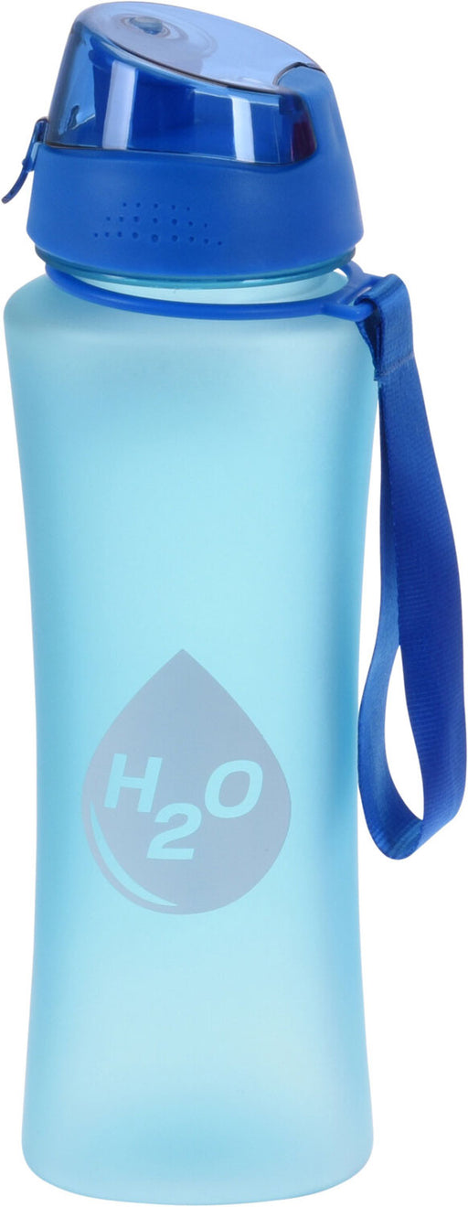 KI-generiertes Bild,Sportflasche Trinkflasche 650ml Blau Wasserflasche auslaufsicherer Klappdeckel