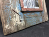 KI-generiertes Bild,Vintage Holz Bilderrahmen 10x15cm Grau Blau Aufsteller Fotorahmen