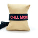 KI-generiertes Bild,Canvas Statement Armband Chill Mode Schwarz Quasten besticktes Webarmband