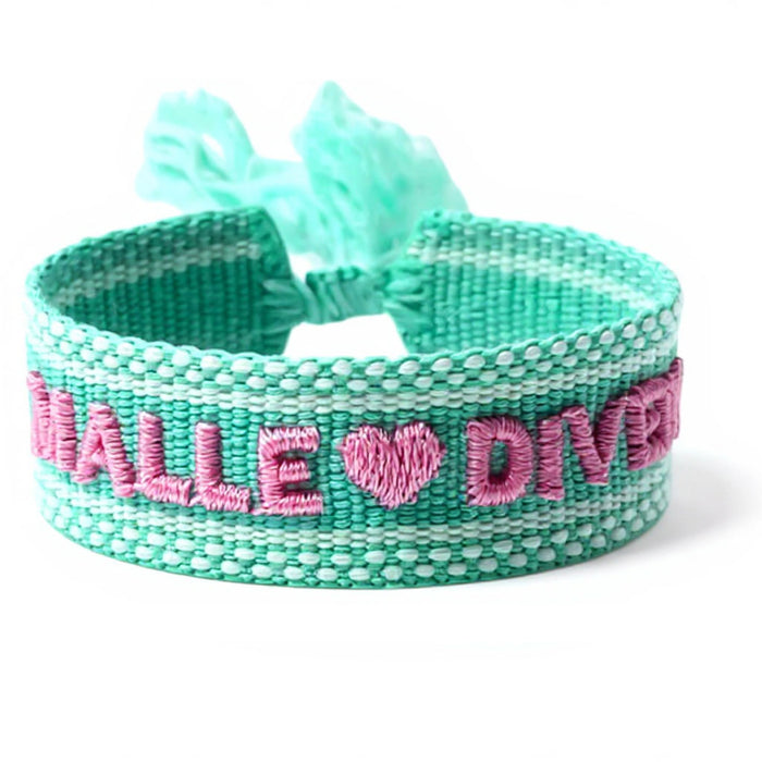 Canvas Statement Armband Malle 💗 Diven Quasten besticktes Webarmband