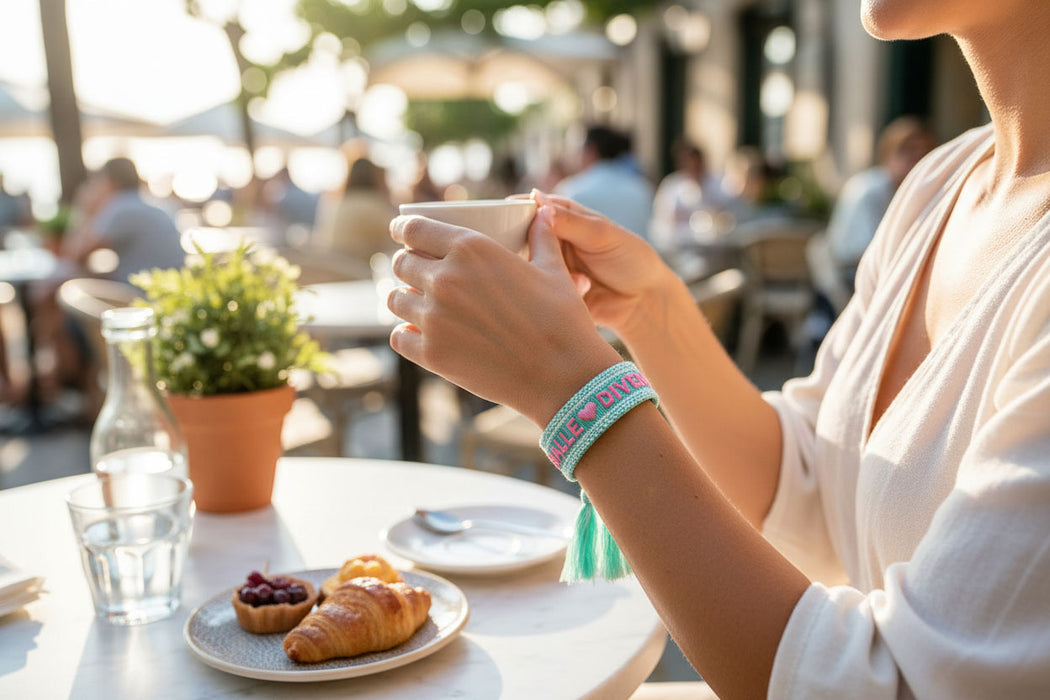 Canvas Statement Armband Malle 💗 Diven Quasten besticktes Webarmband