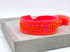 Canvas Statement Armband Summer Breeze Neon Quasten besticktes Webarmband