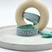 Canvas Statement Armband Do what you Love Quasten besticktes Webarmband