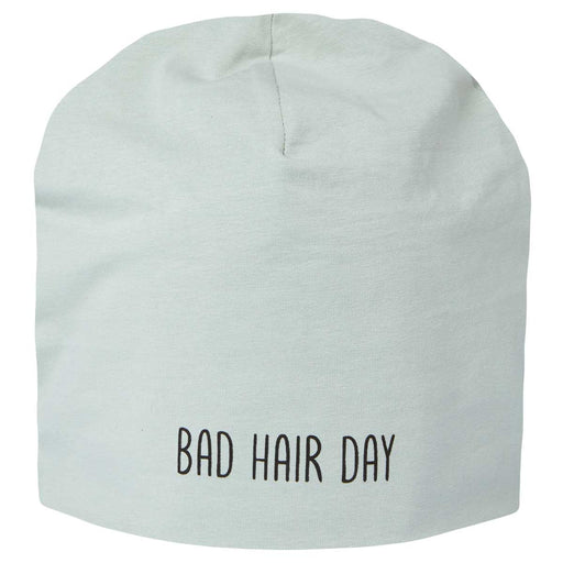 Stylische Mütze Unisex "Bad Hair Day" Mint Jersey Stretch Beanie weich dehnbar