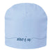 Stylische Mütze Unisex "Moin" Blau Jersey Stretch Beanie weich dehnbar