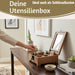 KI-generiertes Bild,Barber Rasierbox Teak Holz 22x13cm Barbier Schmink Utensilien-Box