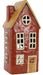 Teelichthaus Lichterhaus Nyhavn 23cm Braun Keramik Fachwerkhaus Teelichthalter