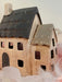 KI-generiertes Bild,Teelichthaus Lichterhaus Aarhus 20cm Keramik Fachwerkhaus Laterne Teelichthalter