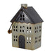 KI-generiertes Bild,Teelichthaus Lichterhaus Aarhus 20cm Keramik Fachwerkhaus Laterne Teelichthalter
