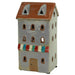 KI-generiertes Bild,Teelichthaus Lichterhaus Aarhus 18cm Keramik Fachwerkhaus Laterne Teelichthalter