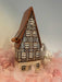 Teelichthaus Lichterhaus Aarhus 31cm Keramik Fachwerkhaus Laterne Teelichthalter